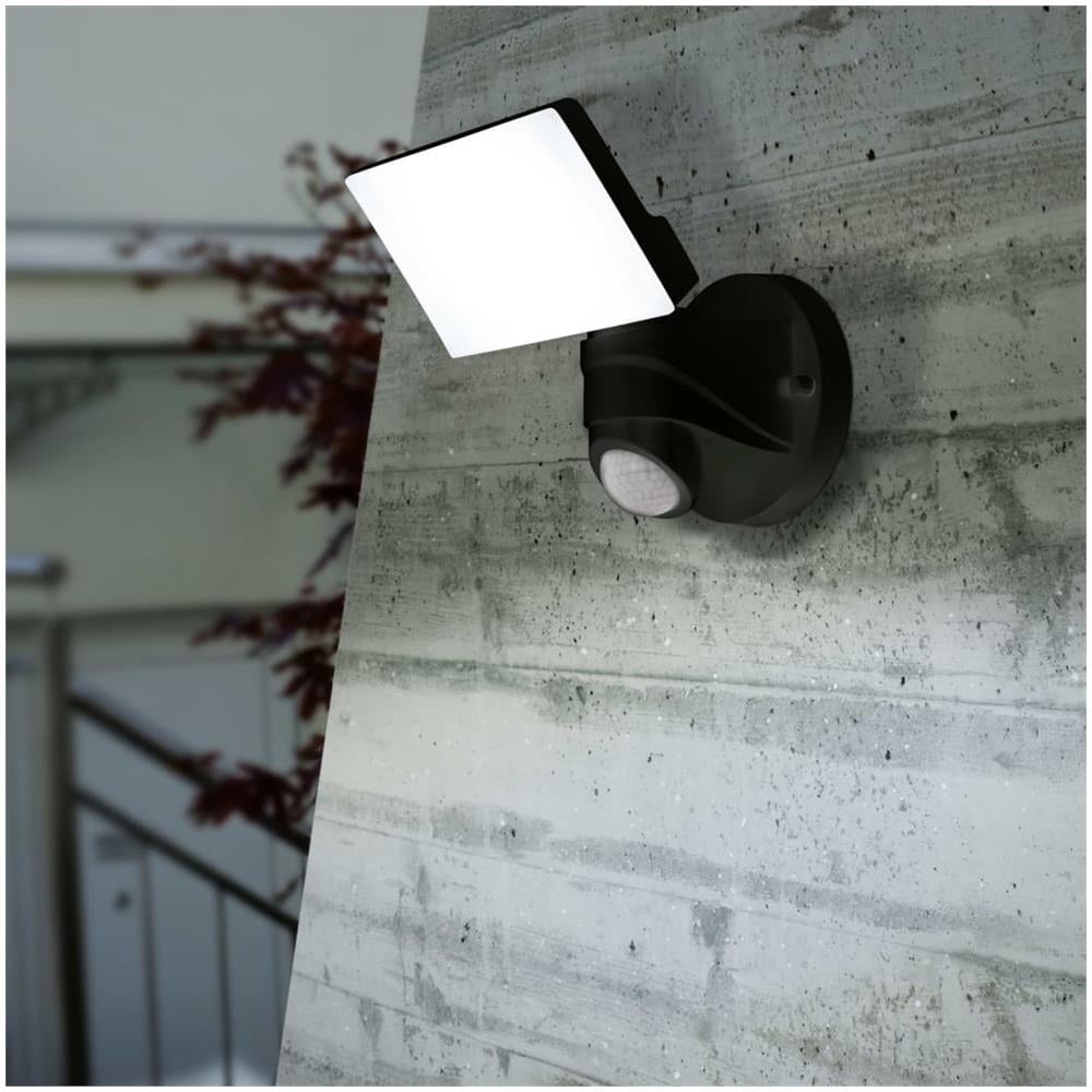 Lampada a LED da Parete Esterna con Sensore Pagino 13W Nera - Foto 1