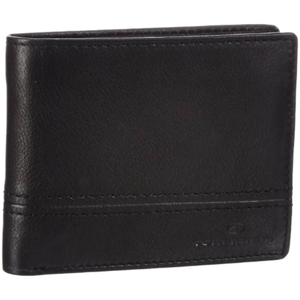 Portafoglio Da Uomo Jerrie, 10 X 1 X 12,5 Cm, Vera Pelle, Nero (nero 60), 10x12x1 Cm (b X H X T)  - Foto 1