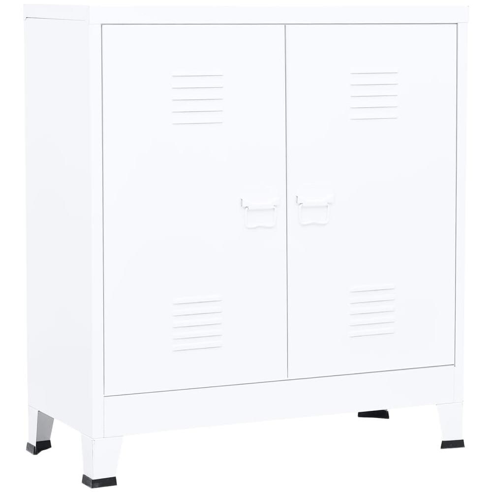 Armadio Classificatore Bianco 90x40x100 Cm Acciaio - Foto 2
