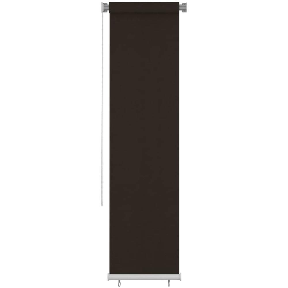 Tenda A Rullo Per Esterni 60x230 Cm Marrone Hdpe - Foto 1
