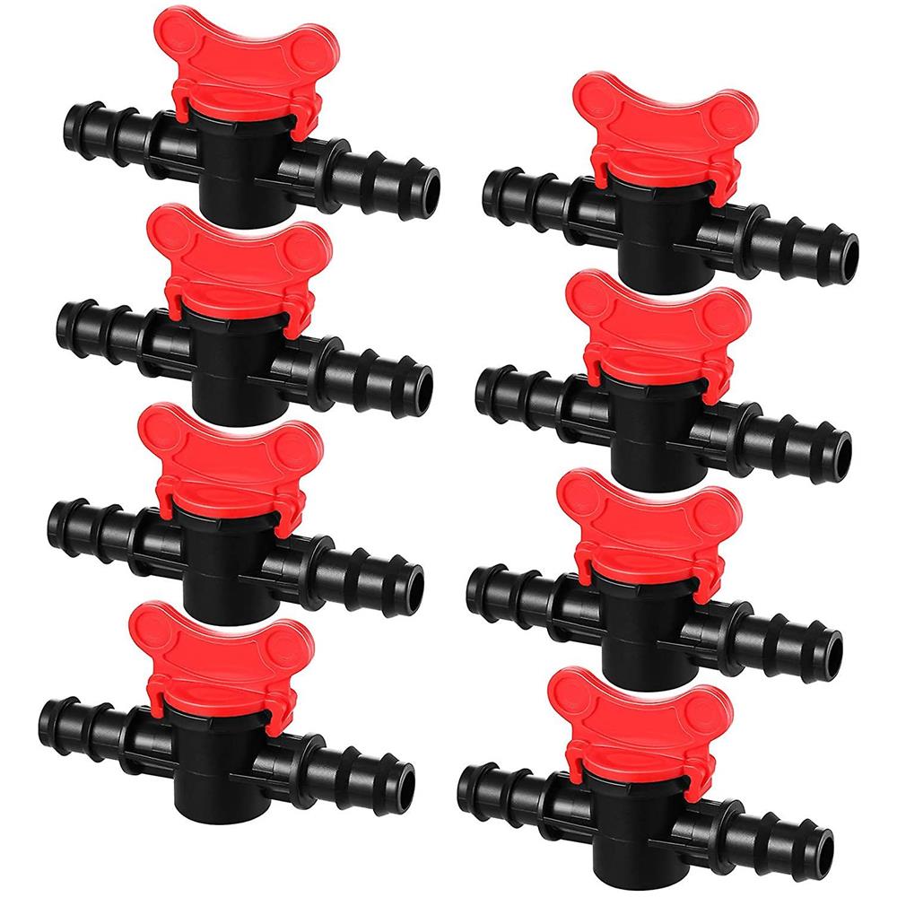 6 Pezzi Valvole Di Irrigazione A Goccia Da 17 Mm Per Tubo 1/2" - Raccordi A Innesto Per Impianti Di Irrigazione - 2