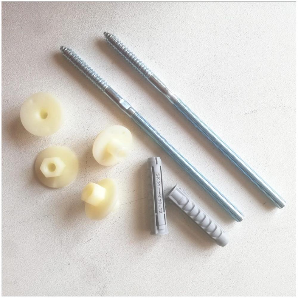 Wd 230 X Coppia Vitone Vite E Tassello Prolungato Per Fissaggio Lavabi Semi Incasso - Foto 1