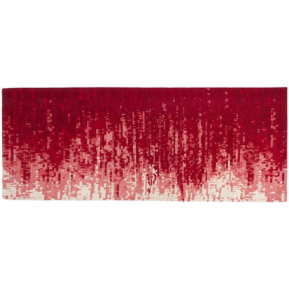 Tappeto Passatoia Cucina Corsia Retro Antiscivolo Disegno Tamigi Colore Rosso By Suardi 55x240 Rosso - Foto 2