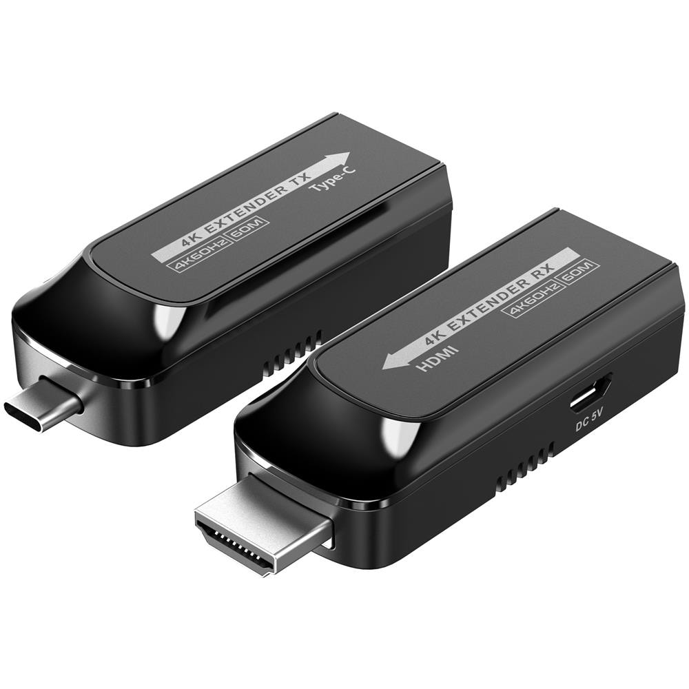 Extender Da Usb-c A Hdmi 4k@ 120hz Su Cavo Cat. 6/6a / 7 Fino A 60 Metri - Foto 1