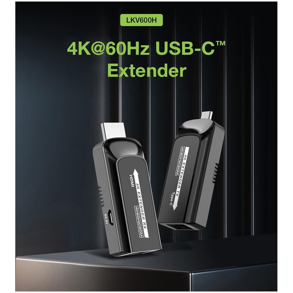 Extender Da Usb-c A Hdmi 4k@ 120hz Su Cavo Cat. 6/6a / 7 Fino A 60 Metri - Foto 3