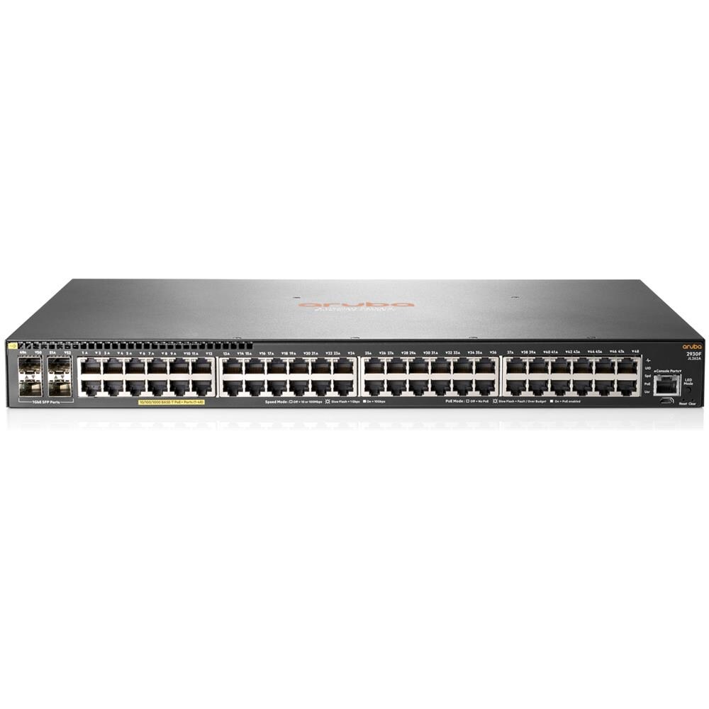 Switch Aruba 2930F 48 Porte Ethernet PoE 10 / 100 / 100 Mbps RJ45 con 4 Porte SFP Managed   - Foto 2