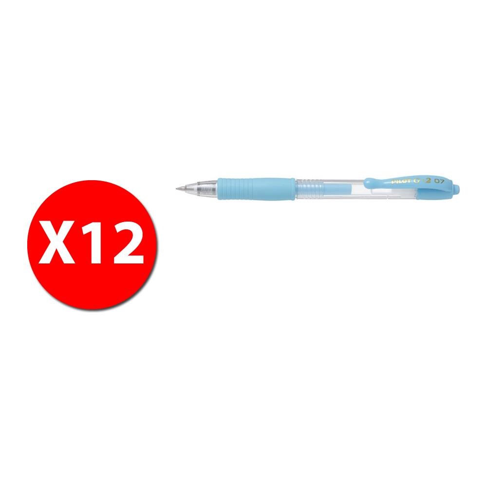 G-2 Pastel 011367 - Roller Inchiostro Gel - Blu Cielo - Punta Media - Conf. 12 Pz - Foto 1