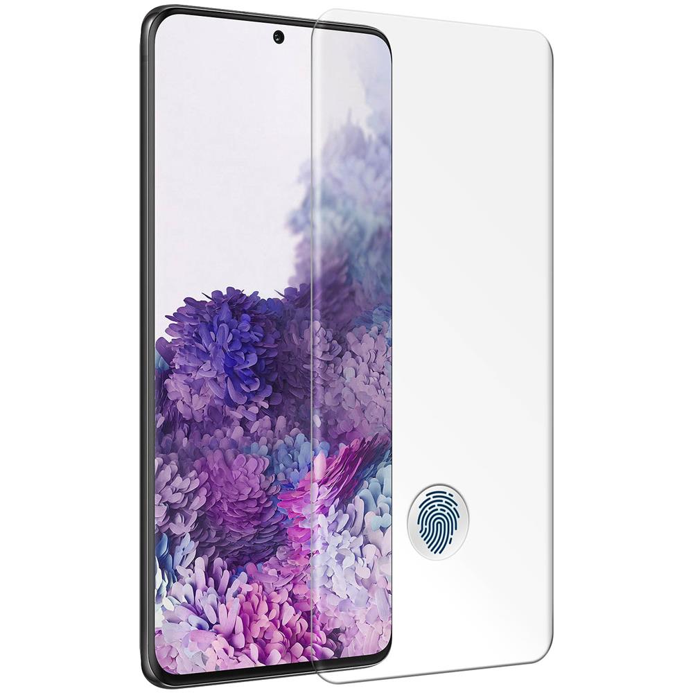 Pellicola Galaxy S20 Ultra Vetro Temperato 9h Antishock Bordi Curvi Trasparente - Foto 1