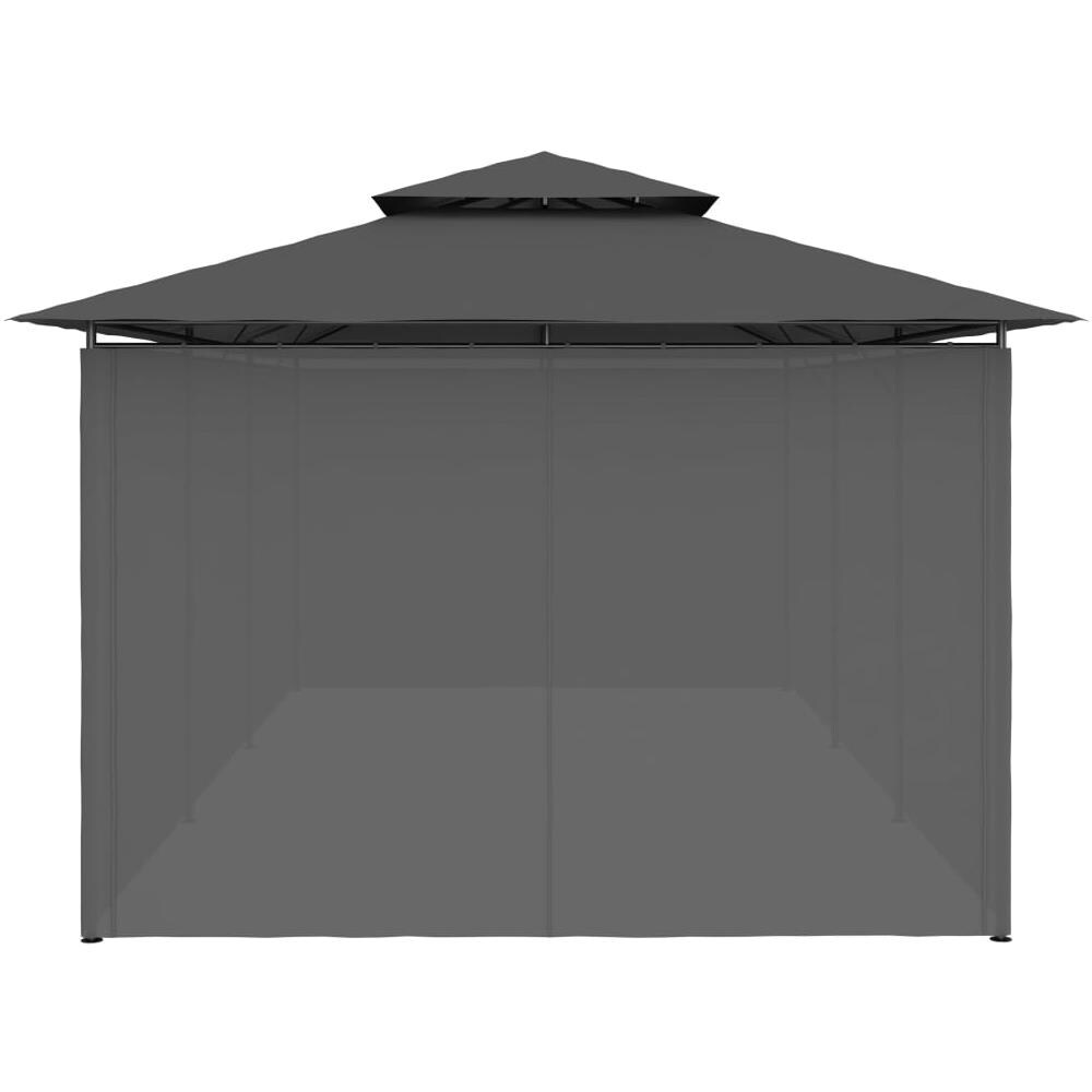 Gazebo Con Tende 600x298x270 Cm Antracite - Foto 12