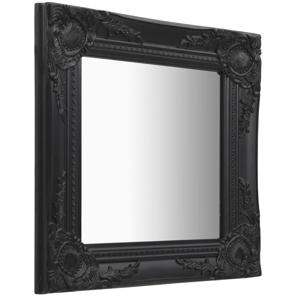 Specchio Da Parete Stile Barocco 40x40 Cm Nero - Foto 2