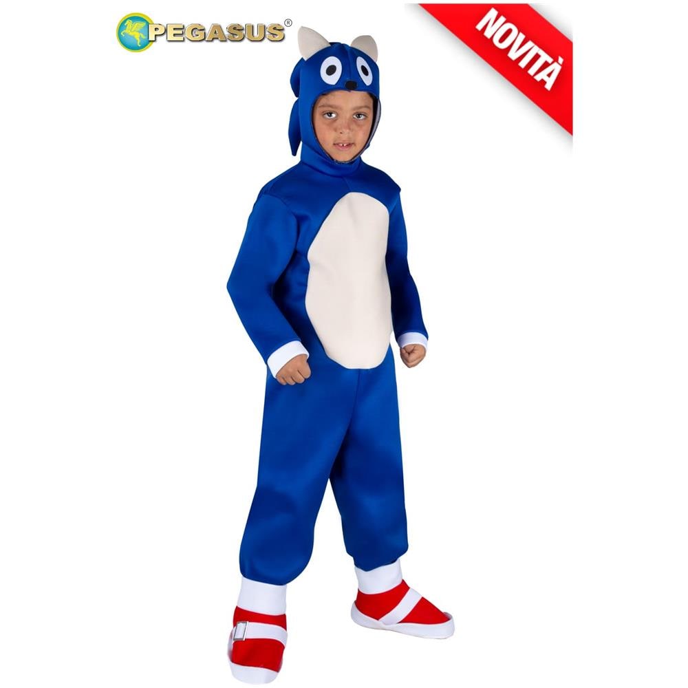 Costume Super Riccio Pegasus Vestito Carnevale Bambino Taglia Xl 10/11 Anni - Foto 2