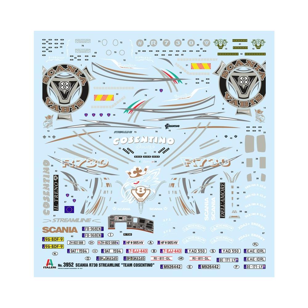 Scania R730 Streamline Cosentino Kit 1:24 - Foto 2