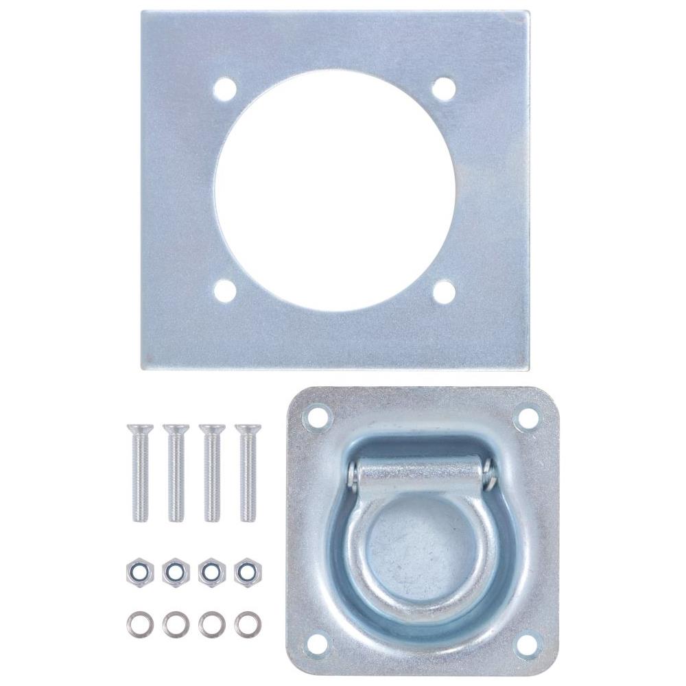 Anelli di Ancoraggio per Rimorchi 6 pz Acciaio Zincato 2000 kg - Foto 3