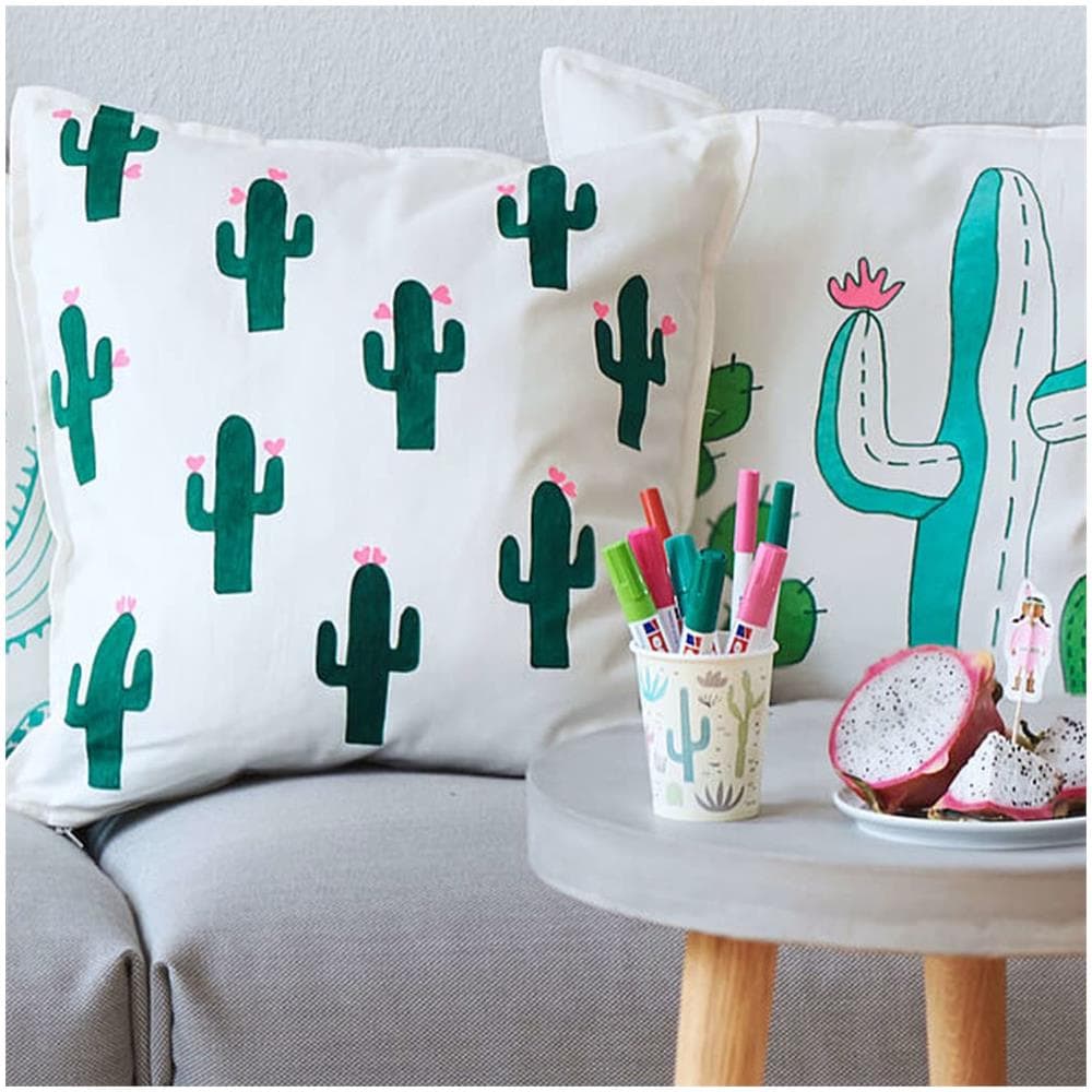 Pennarello per Tessuti 10 pz Multicolore 4600 - Foto 2