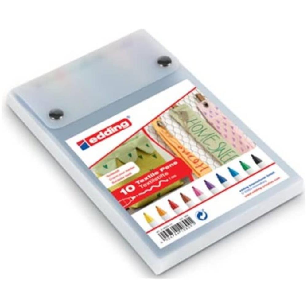 Pennarello per Tessuti 10 pz Multicolore 4600 - Foto 1