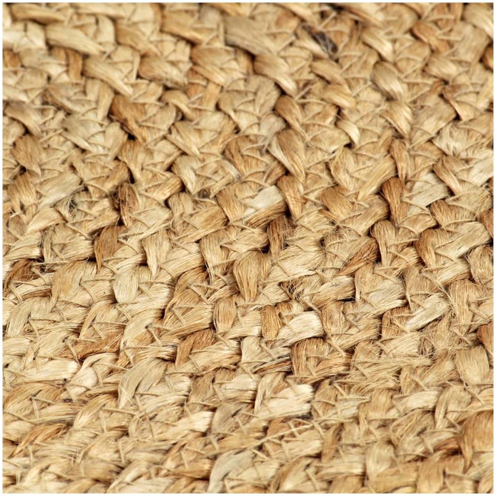 Tovagliette 6 Pz Naturale Neutro 38 Cm Rotonde In Juta - Foto 3