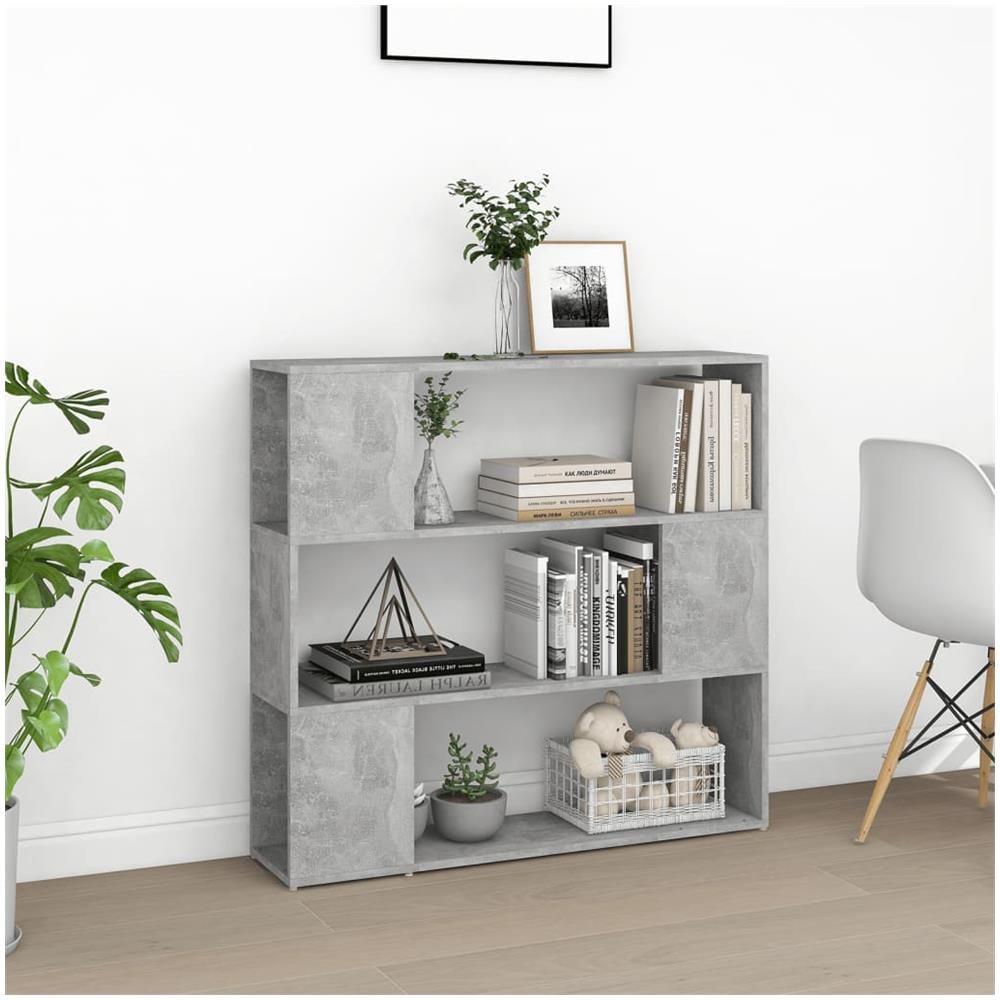 Libreria /Divisorio Grigio Cemento 100x24x94 cm - Foto 7