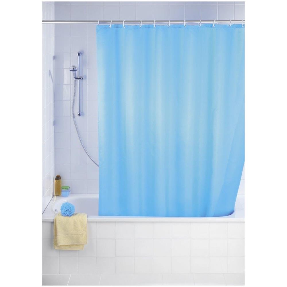 Tenda Doccia, Tessile, Azzurro, 180x200 Cm, Venko - Foto 2