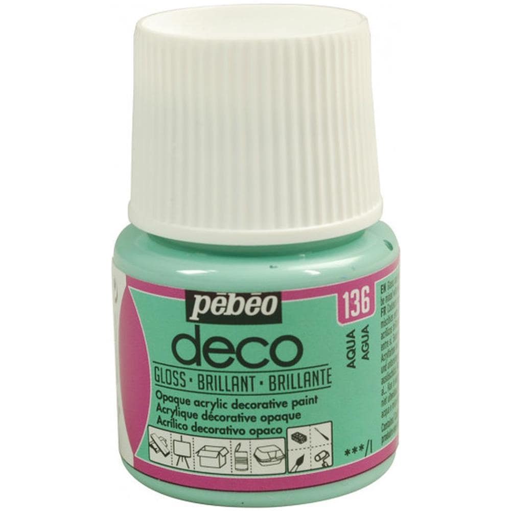 Pittura Acrilica Opaca Brillante - Aqua - 45 Ml - Foto 1