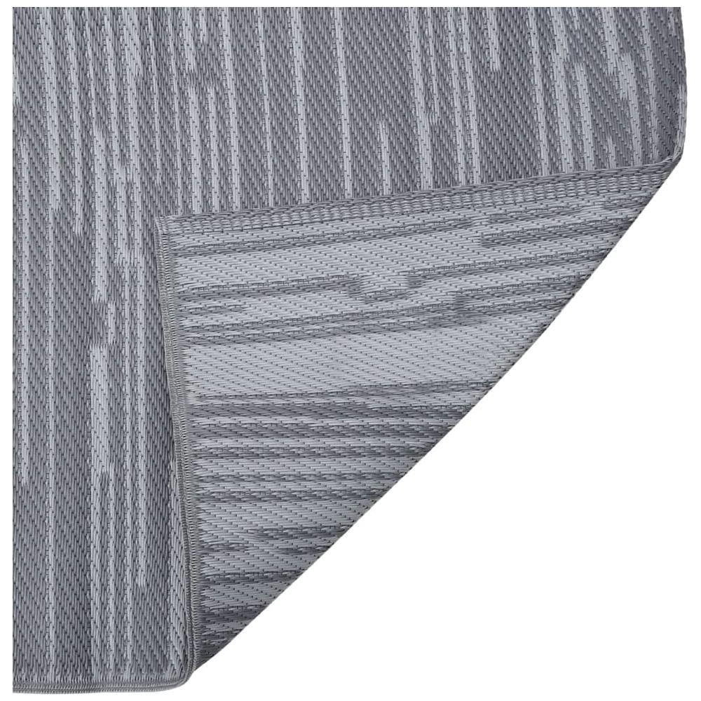 Tappeto Da Esterno Antracite 140x200 Cm In Pp - Foto 2