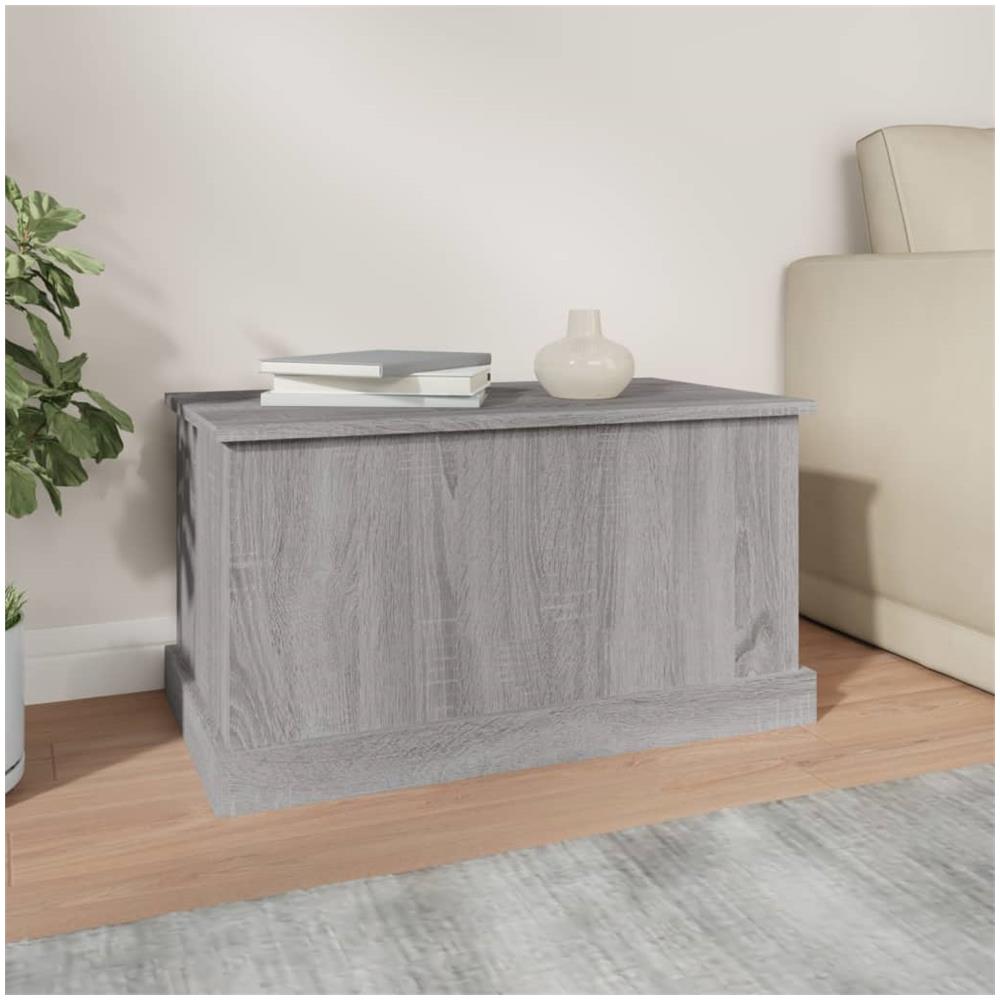 Contenitore Grigio Sonoma 70x40x38 cm Legno Multistrato - Foto 3