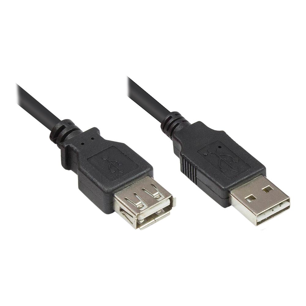 Alcasa 2511-eu005 Cavo Usb 0,5 M Usb 2.0 Usb A Nero - Foto 1