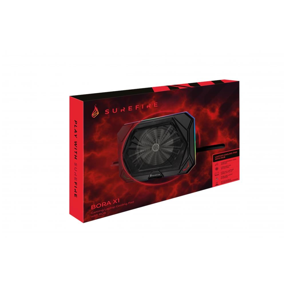 SureFire Bora X1 base di raffreddamento per laptop 43,2 cm (17") 750 Giri/min Nero - Foto 5