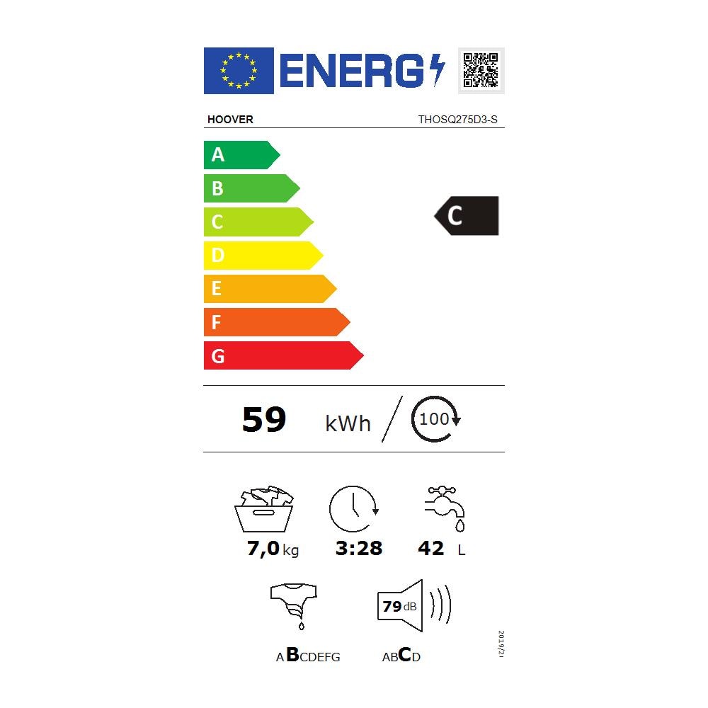 Lavatrice Carica dall'alto THOSQ275D3-S 7 Kg Classe C Centrifuga 1200 giri - Foto 2