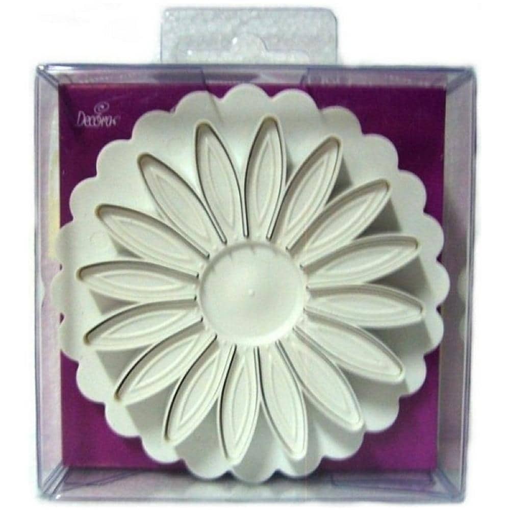 Stampo Ad Espulsione Gerbera Per Pasta Di Zucchero   - Cm 8,5 - Foto 1