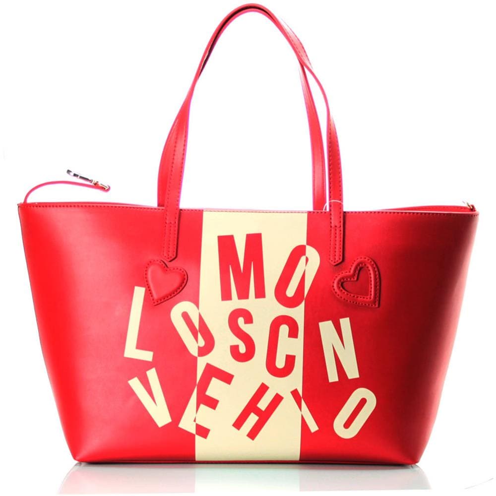 Borsa Shopping Calf Ecopelle Stampa Logo Rosso Jc4058pp13ld - Foto 1