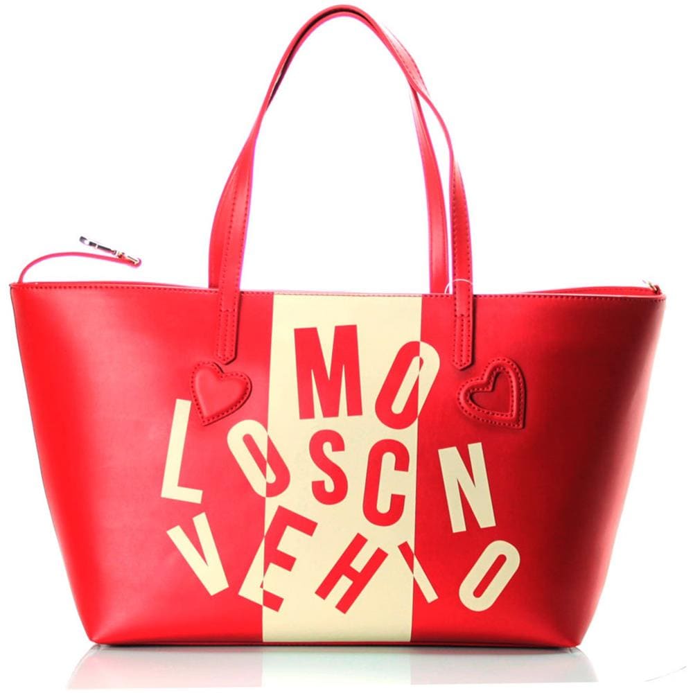 Borsa Shopping Calf Ecopelle Stampa Logo Rosso Jc4058pp13ld - Foto 2