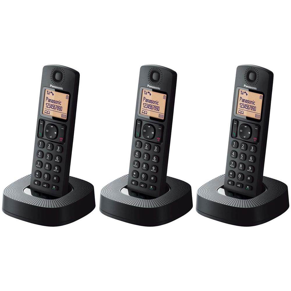 Telefono KX-TGC313 Cordless con Vivavoce Nero - Foto 2