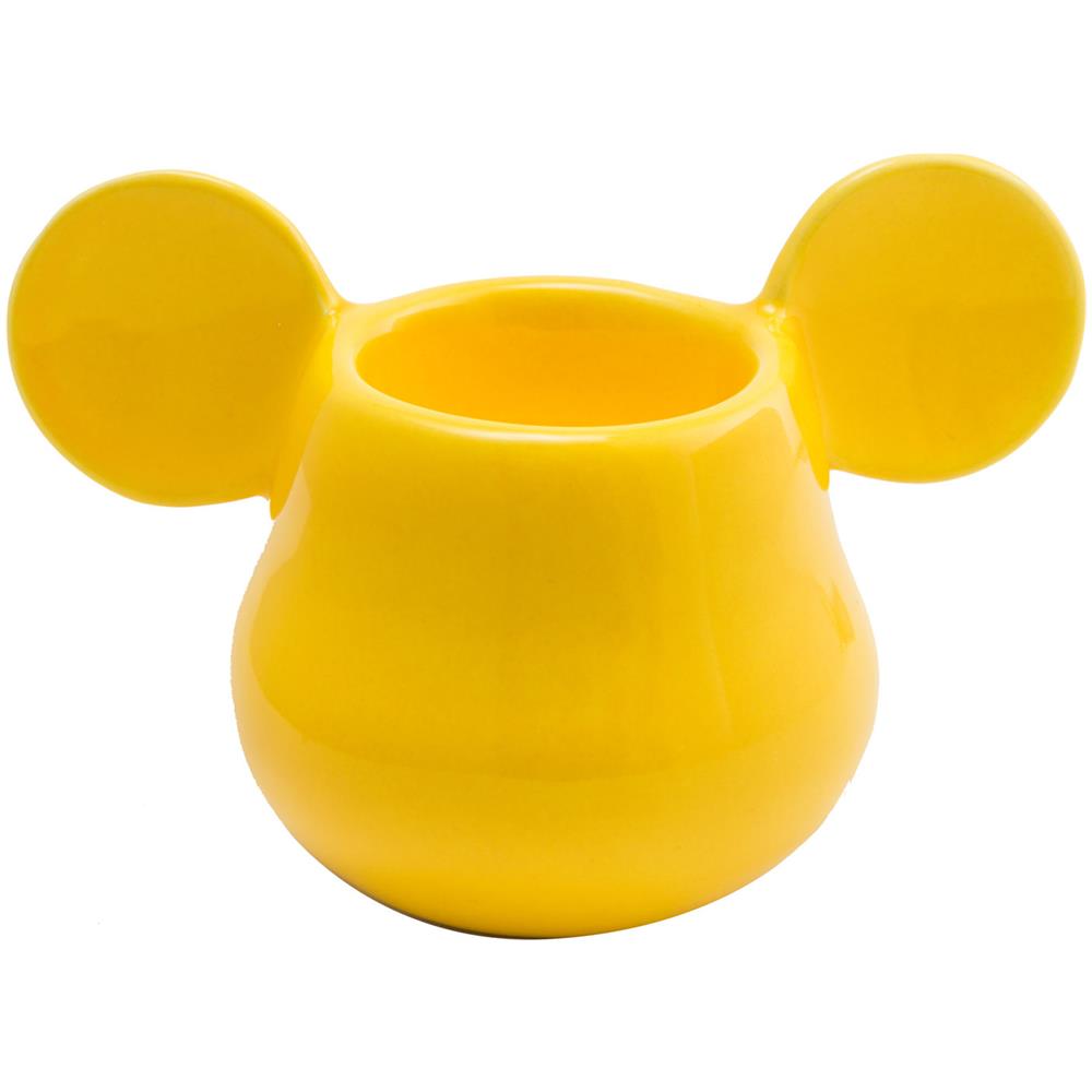 Topolino - Portauovo In Ceramica 3d Giallo 11x7x7 Cm In Confezione Regalo - Foto 1
