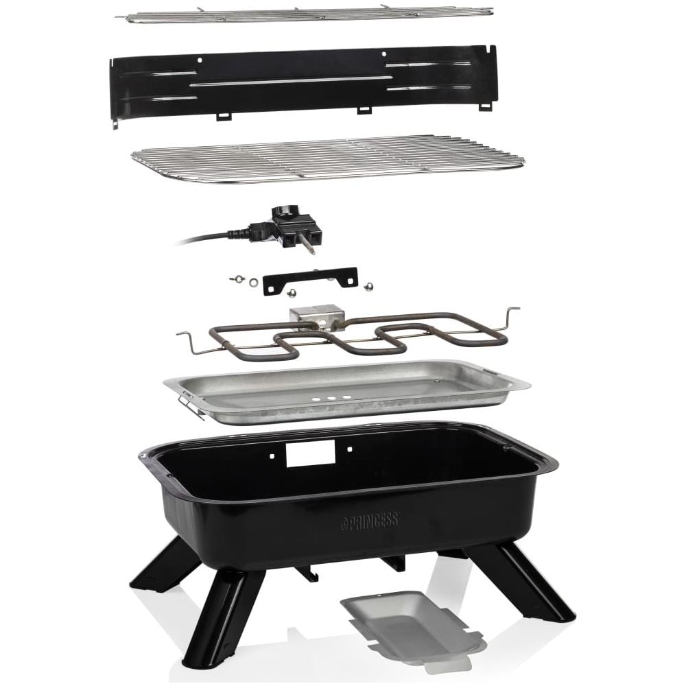 Barbecue Combinato E Griglia 2000w Nero - Foto 13