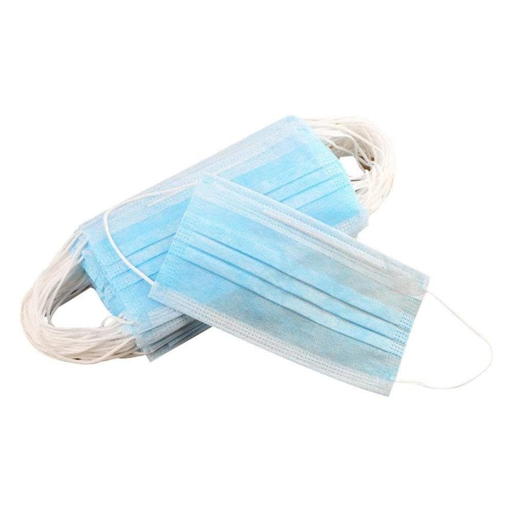 50 Pcs Maschere Monouso A 3 Strati Monouso Mascherina Chirurgica Medica Monouso Per Orecchio Facciale - Foto 2