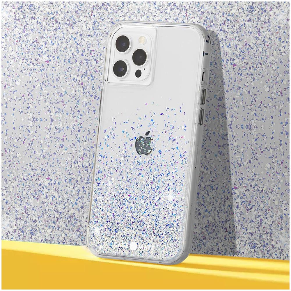 Cover Iphone 12 Pro Max Paillettes Twinkle Ombre Stardust - Blu - Foto 2