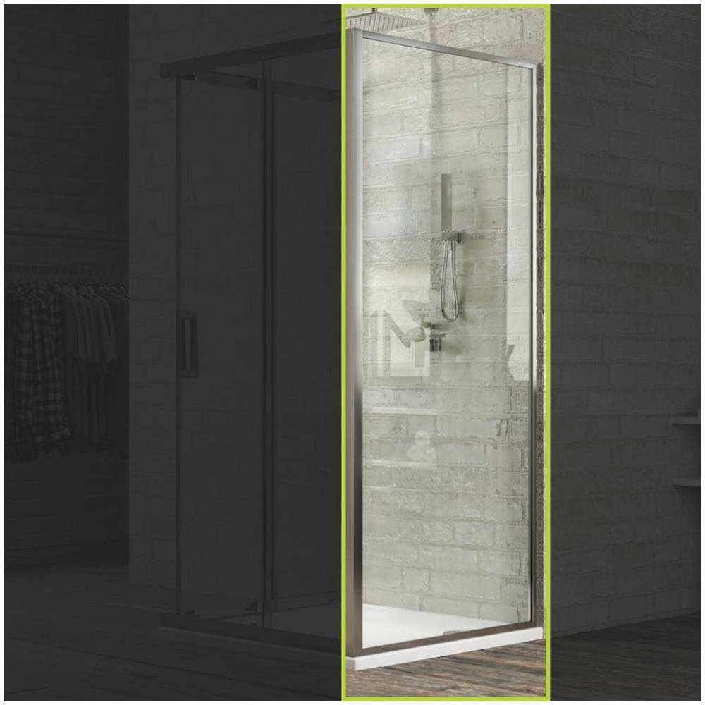 Lato Fisso Box Doccia Adatto Box Corner Cristallo Temprato *** Misure : 97-99xh195 Trasparente - Foto 2