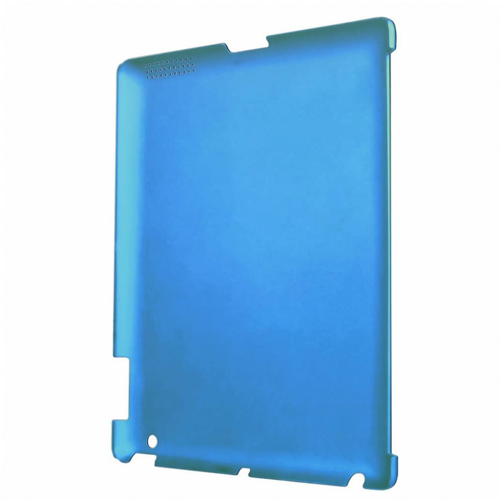 iPad 2 and iPad 3 Back Skin PC Rubber Cover Blu - Foto 1