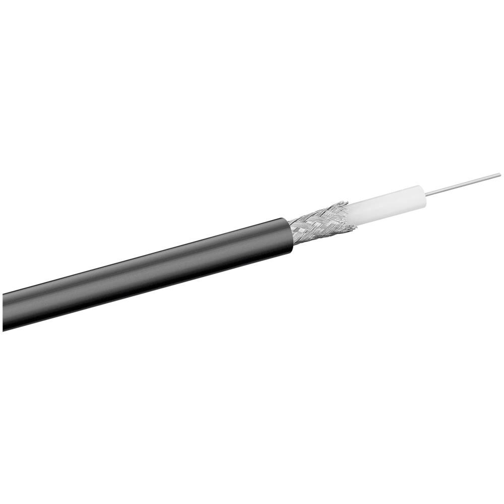 Goobay 67091 cavo coassiale RG-59 100 m No Nero - Foto 1