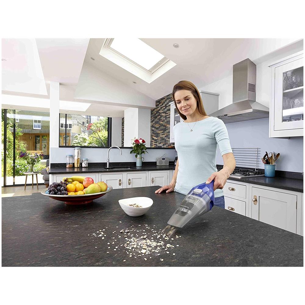 Aspirabriciole Ricaricabile NVC115WA Senza Filo Colore Blu - Foto 10