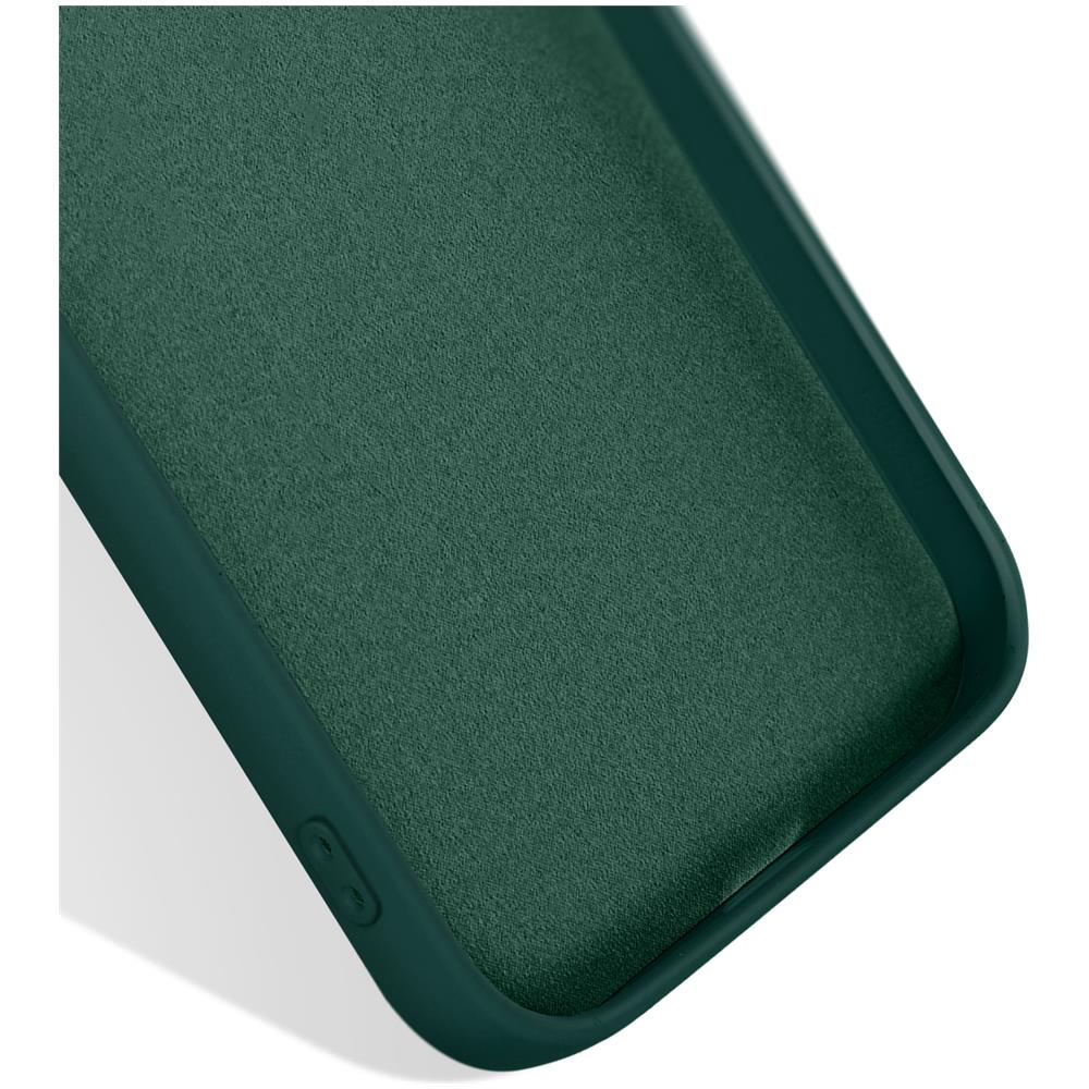 Cover Per Iphone 13 Mini Semi-rigida In Silicone Soft-touch Verde Smeraldo - Foto 5