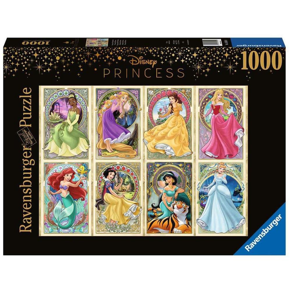 Disney Princess Puzzle Art Nouveau Princesses (1000 Pieces)  - Foto 1