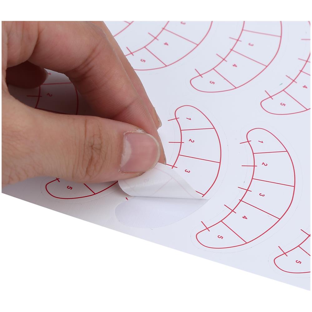 Toppe Adesive Sotto Gli Occhi Per L'estensione Delle Ciglia 140 Pezzi Bianco - Foto 2