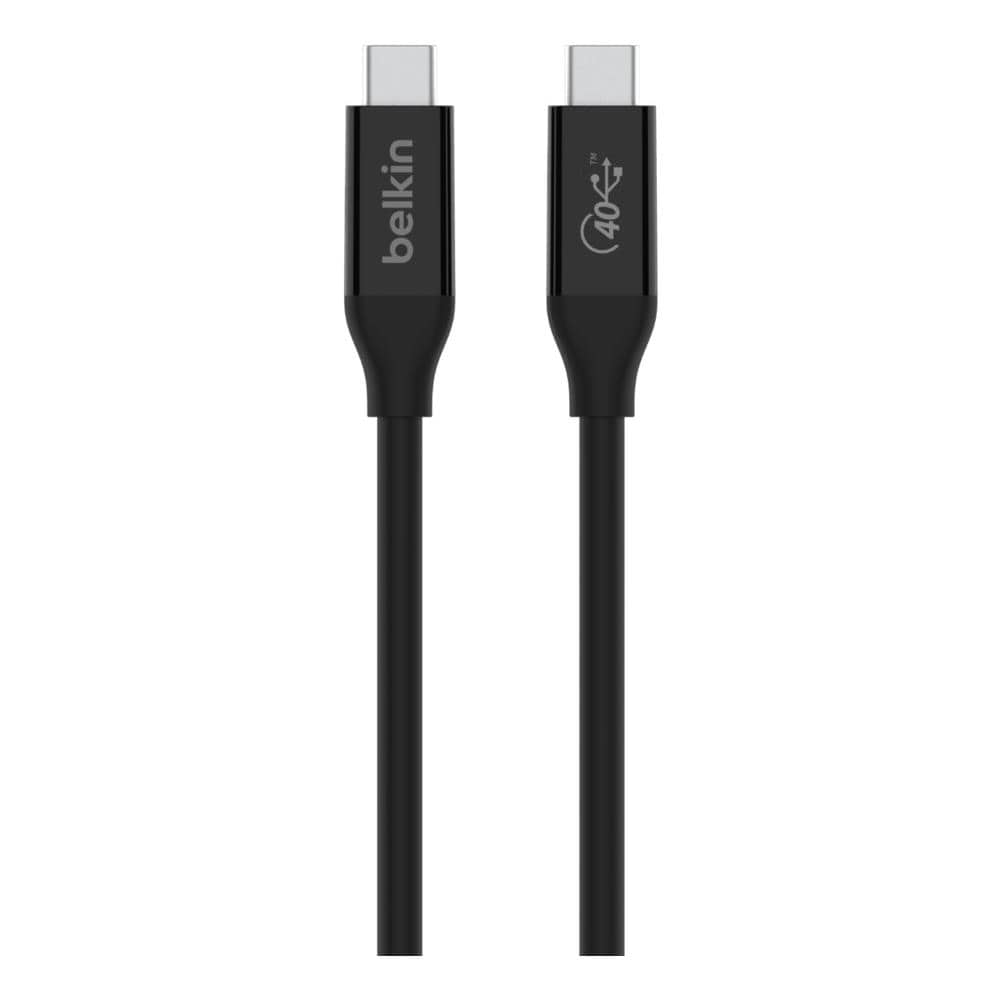 INZ001bt0.8MBK cavo USB 0,8 m USB4 Gen 3x2 USB C Nero - Foto 1