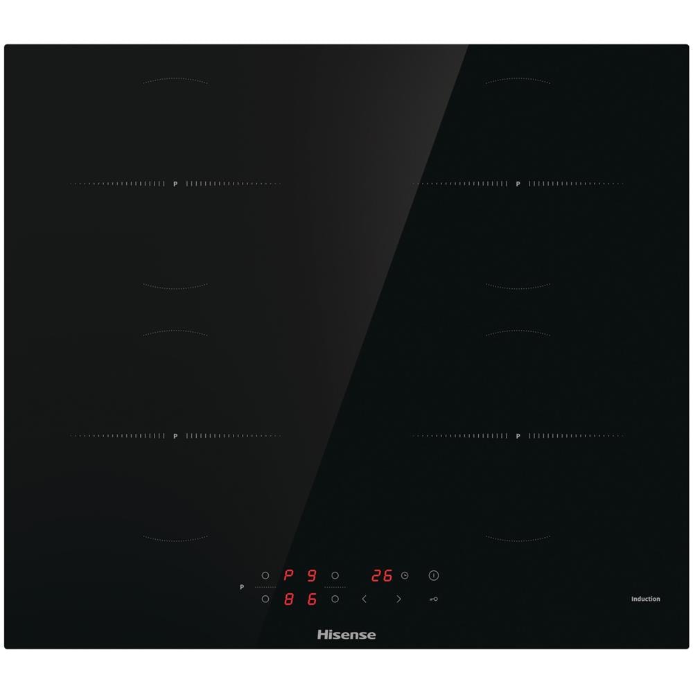 HI6401CH piano cottura Nero Da incasso 59 cm Piano cottura a induzione 4 Fornello (i) - Foto 1
