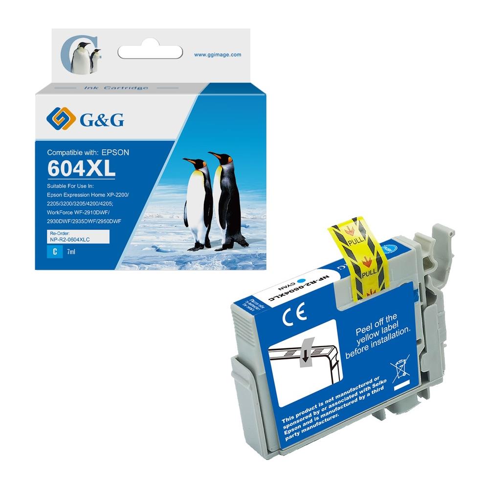 Cartuccia Inkjet C13T10H24010 604XL Ciano Capacità 350 Pagine - Foto 1