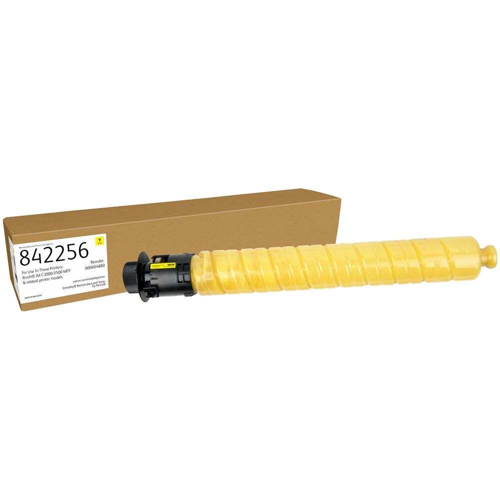 Rigenerato Toner rigenerato Everyday™ di Xerox Giallo compatibile con Ricoh 842256, Capacità standard - Foto 1