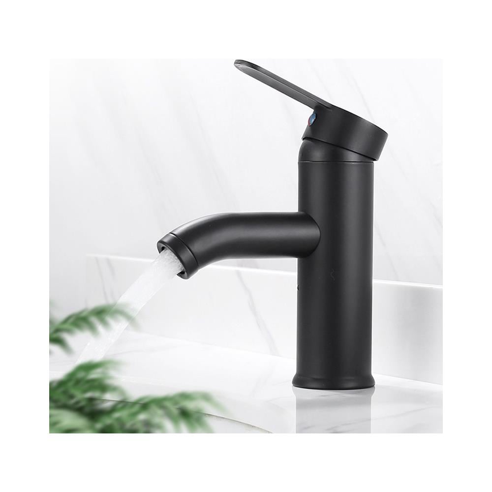 Rubinetto per lavabo da bagno, Blackswan, tipo M98, modello nero, misura 16,6 cm - Foto 4