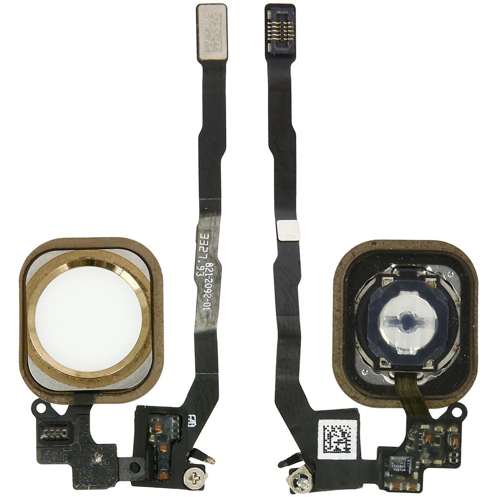 Tasto Home Con Connettore Integrato Per Apple Iphone 5s / Se - Bianco - Foto 2