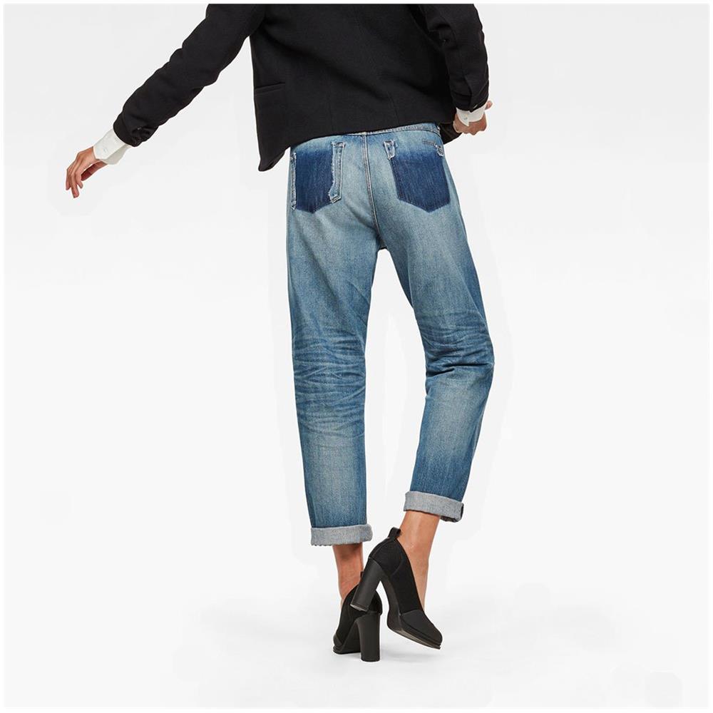 Pantaloni Gstar 3301 High Boyfriend Tape Restored L32 Abbigliamento Donna W24-l32 - Foto 2